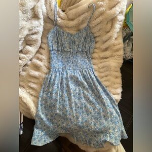 Altard State Floral Dress-Blue